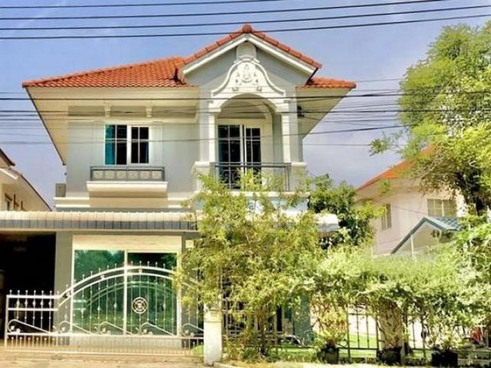 ขายให้เช่า บ้านเดี่ยว 2ชั้น หมู่บ้านเดอะ วิลล่า รัตนาธิเบศร์ ท่าอิฐ นนทบุรี ใกล้ BTS สายสีม่วง  